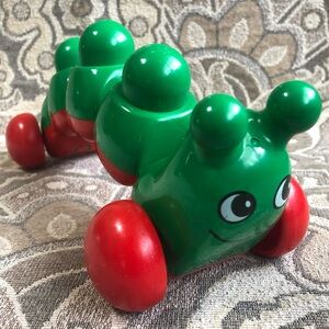 Vintage 1997 Lego Primo Caterpillar Duplo Flexing Rolling Toy HTF